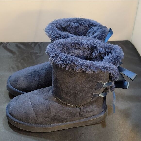 UGG MINI BAILEY BOW RETRO SPOTS OCEAN BOOTS - WOMEN'S S2 - Picture 12 of 13